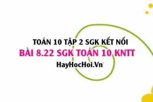 Bài 8.22 SGK Toán 10 tập 2 Kết nối tri thức: Đếm dãy chữ cái tiếng Anh